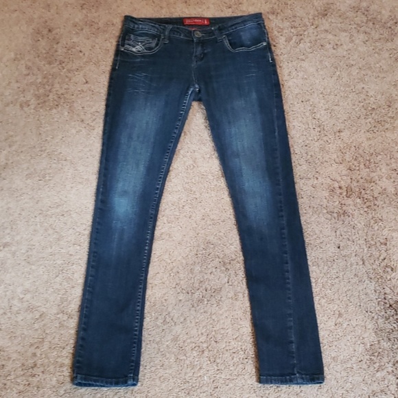 Red Rivet jeans - Picture 3 of 3